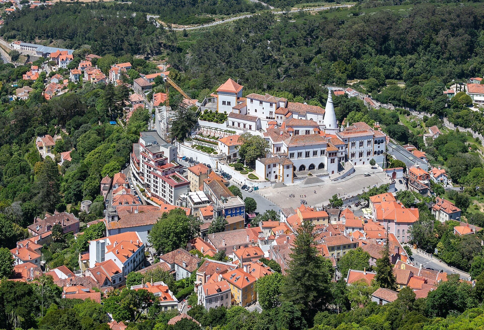Pena Palace and Sintra fairytale scenery from Lisbon cruise port